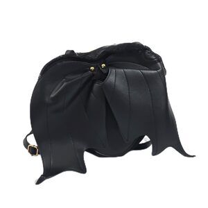 5700 Gothic Batwing Heart Shaped Backpack, Goth Punk Lace Bag, Cosplay
